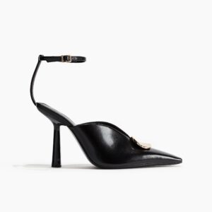Metal Disc High Heels
