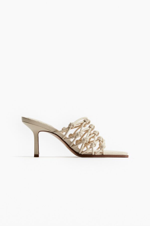 Knot Detail Heeled Sandals