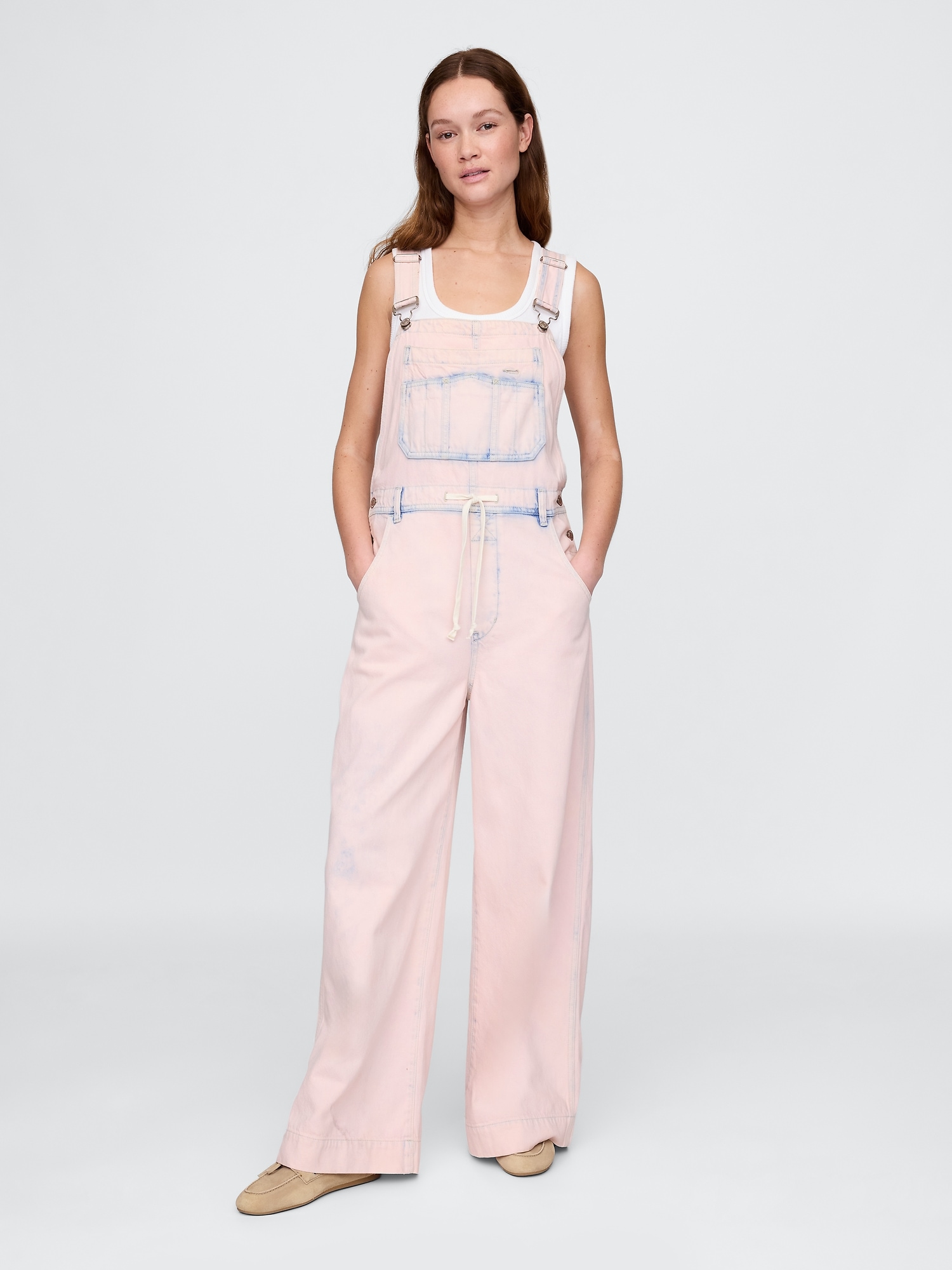 UltraSoft Denim Baggy Overalls